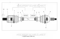 DRIVE TRAIN, FRONT HALF SHAFT
