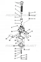 CARBURETOR XLT 0966756 (4933823382C009)