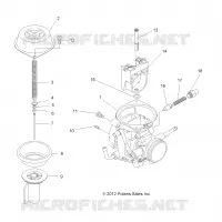 ENGINE, CARBURETOR, UPPER