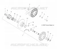 DRIVE TRAIN, SECONDARY CLUTCH