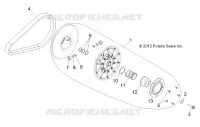DRIVE TRAIN, SECONDARY CLUTCH