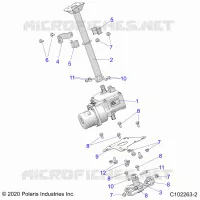 STEERING, STEERING POST  ASM.
