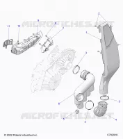 DRIVE TRAIN, CLUTCH COVER DUCTING