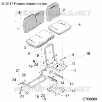 SEAT ASM. AND SLIDER