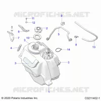 FUEL SYSTEM, FUEL TANK ASM.