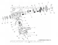 DRIVE TRAIN, MID GEARCASE INTERNALS