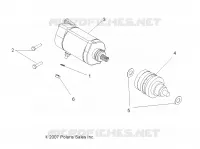 ENGINE, STARTING MOTOR