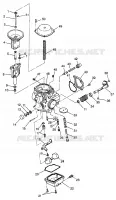 CARBURETOR MAGNUM 6X6 W97AE42A AND SWEDISH MAGNUM 6X6 S97AE42E (4940754075D013)