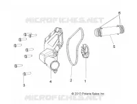 ENGINE, WATERPUMP IMPELLER AND COVER