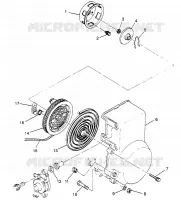 RECOIL STARTER 600 XC 0971776 AND EUROPEAN 600 XC E971776 (4937933793D001)