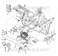ENGINE AND MUFFLER MOUNTING (4914781478005A)
