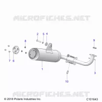ENGINE, EXHAUST SYSTEM