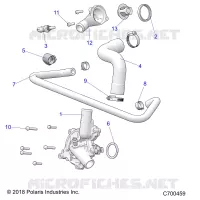 ENGINE, WATERPUMP AND BYPASS