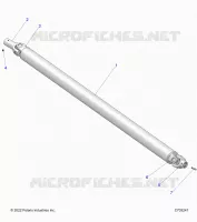 DRIVE TRAIN, PROP SHAFT,FRONT