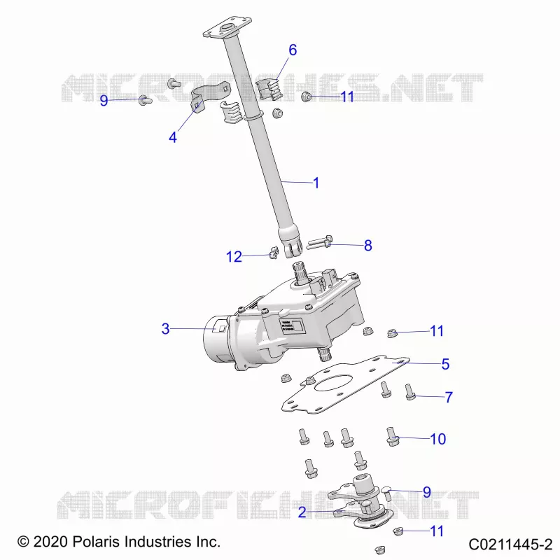 STEERING POST  AND EPS