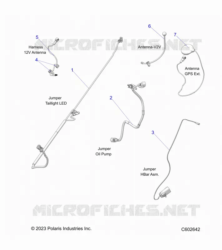 ELECTRICAL, JUMPER WIRES, ANTENNAS, HARNESS