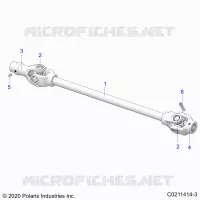 DRIVE TRAIN, FRONT PROP SHAFT