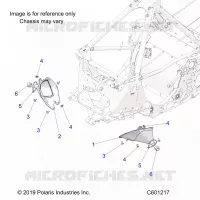 CHASSIS, TIE ROD BOOT ASM.