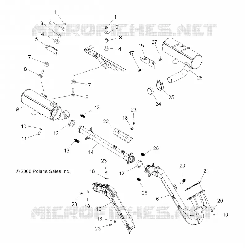 EXHAUST SYSTEM, DUAL