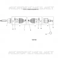 DRIVE TRAIN, FRONT DRIVE SHAFT
