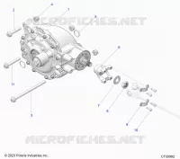 DRIVE TRAIN, REAR GEARCASE MOUNTING