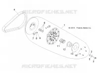 DRIVE TRAIN, SECONDARY CLUTCH