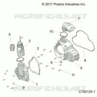 ENGINE, ALTERNATOR  COVER HVAC
