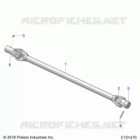 DRIVE TRAIN, PROP SHAFT, FRONT