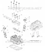 CYLINDER HEAD, CAM AND VALVES