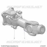 DRIVE TRAIN, PROP REAR SHAFT