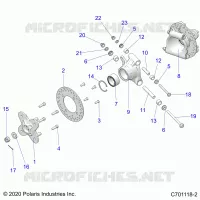 SUSPENSION, REAR CARRIER