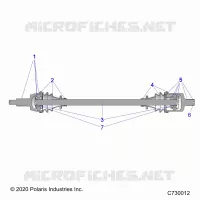 DRIVE TRAIN, FRONT HALF SHAFT