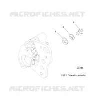 FRONT BRAKE CALIPER MOUNTING