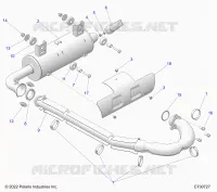 ENGINE, EXHAUST SYSTEM
