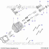 CYLINDER HEAD, CAMS AND VALVES