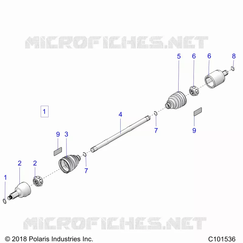 DRIVE TRAIN, FRONT DRIVE SHAFT