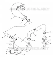 EXHAUST SYSTEM SL 750 / B934070 (4924752475015A)