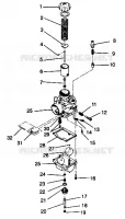 CARBURETOR STARLITE 0943427 (4924992499038A)