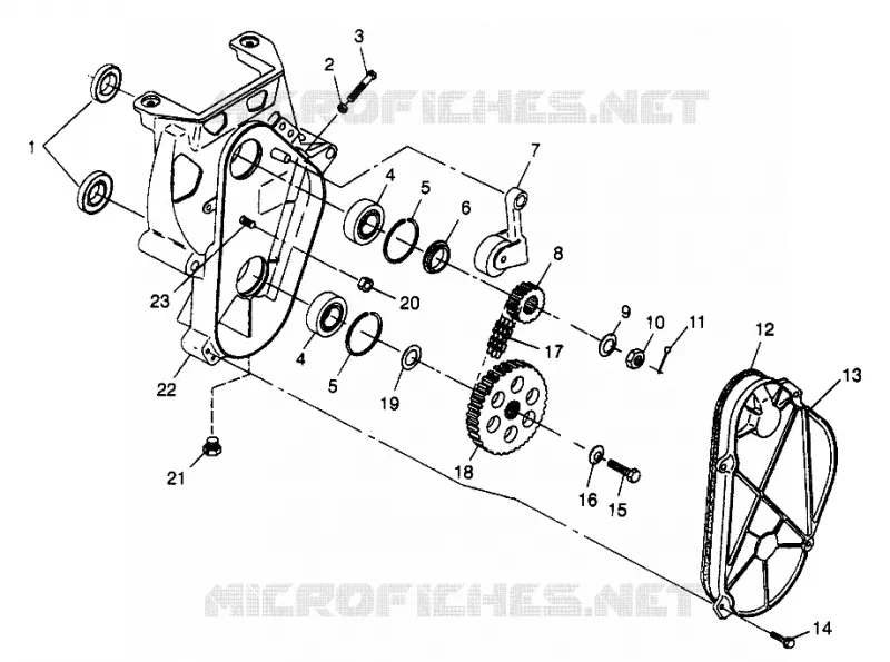 CHAINCASE 500 EFI 0973774 (4938423842B007)