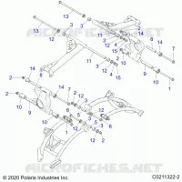 REAR SUSPENSION CONTROL ARM MOUNTING