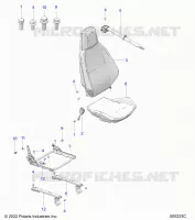 SEAT (PASSENGER) AND SEAT BELT MOUNTING
