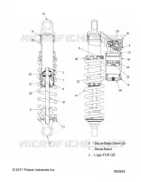 SUSPENSION, REAR SHOCK (LE)