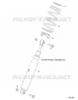 SUSPENSION, FRONT SHOCK MOUNTING