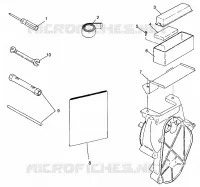 TOOL KIT/BOX STORM 0975782, STORM S.E. H975782, EUROPEAN STORM S.E. E975782 (4937823782B006)