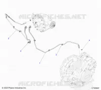 DRIVE TRAIN, TRANMISSION VENT LINES