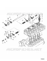 ENGINE, VALVE AND ROCKER ARM