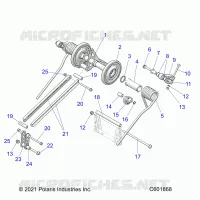 SUSPENSION, REAR TORQUE ARM