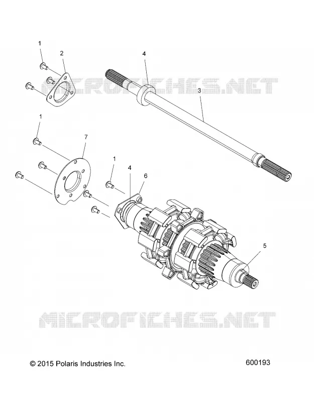 DRIVE TRAIN, JACKSHAFT AND DRIVE SHAFT
