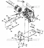 ENGINE MOUNTING 500 EFI 0942774 AND EFI SKS 0942574 (4924982498027A)