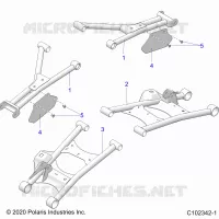 REAR SUSPENSION CONTROL ARMS